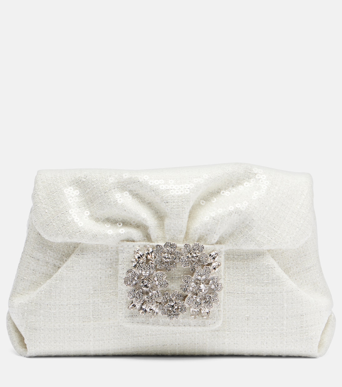 Efflorescence Micro sequined clutch | Roger Vivier
