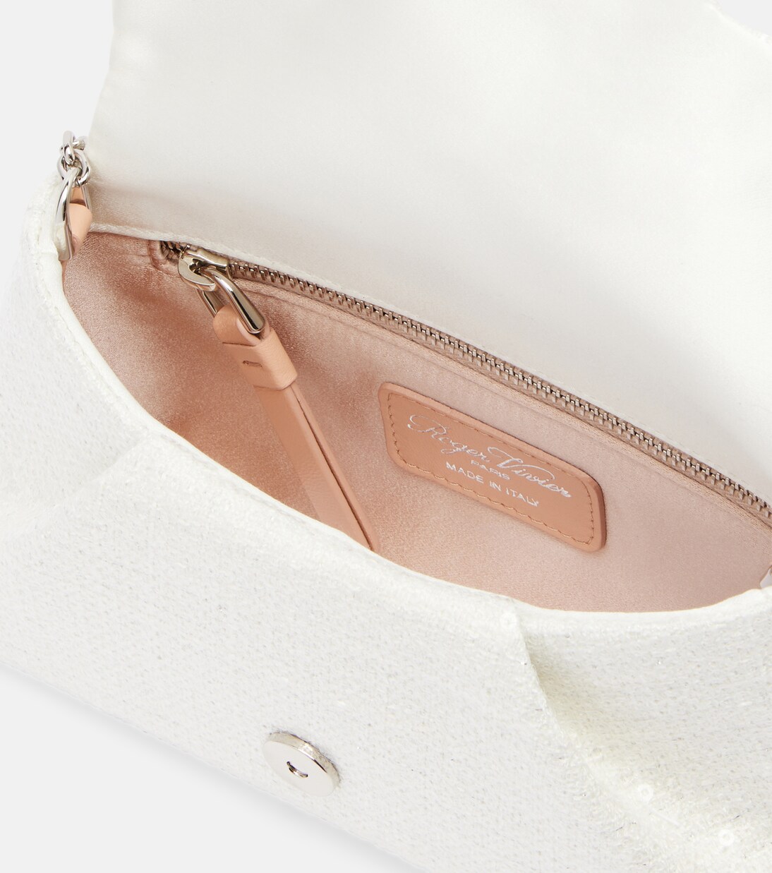 Efflorescence Micro sequined clutch | Roger Vivier