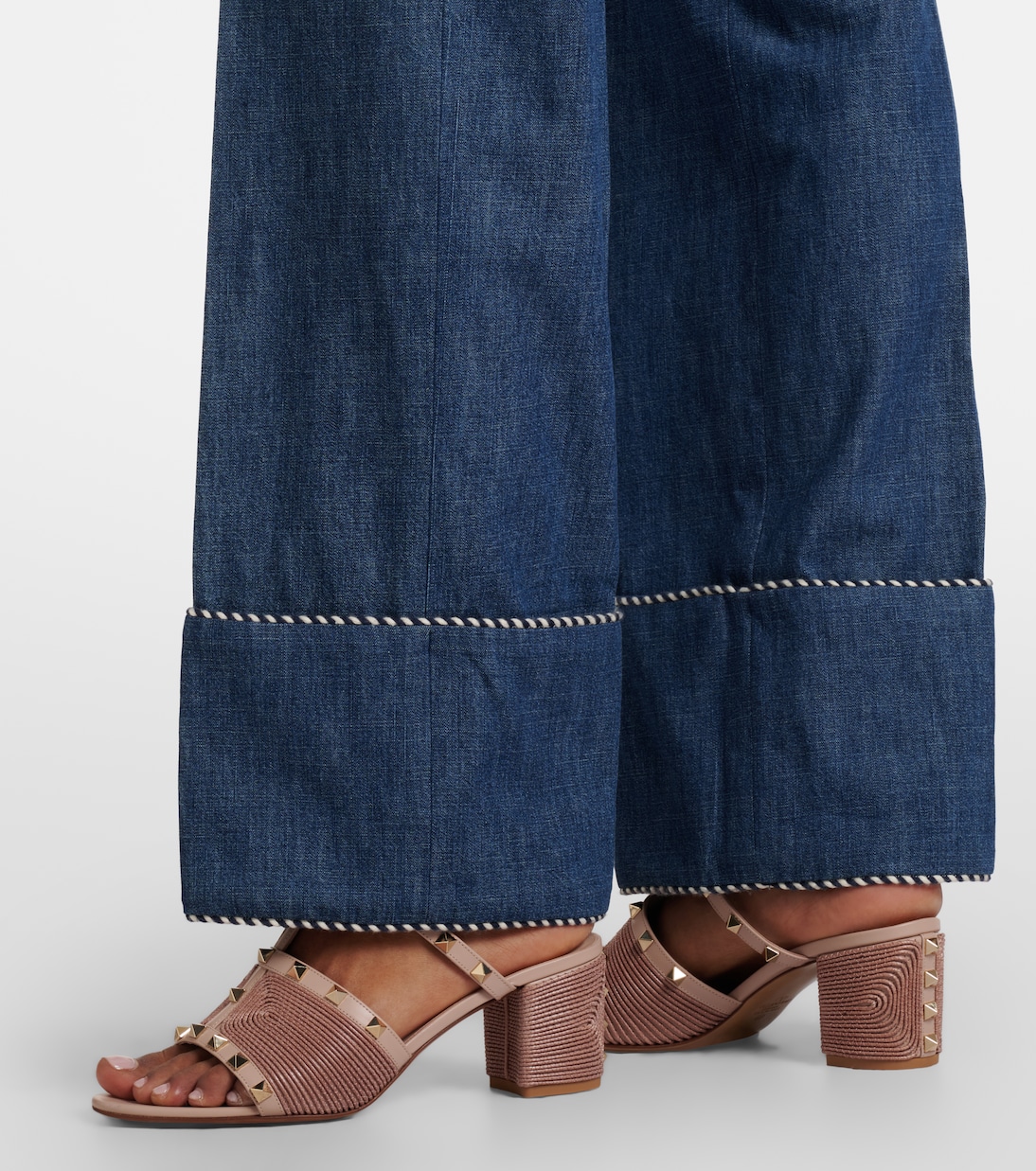 Mules Rockstud 60 en cuir | Valentino Garavani