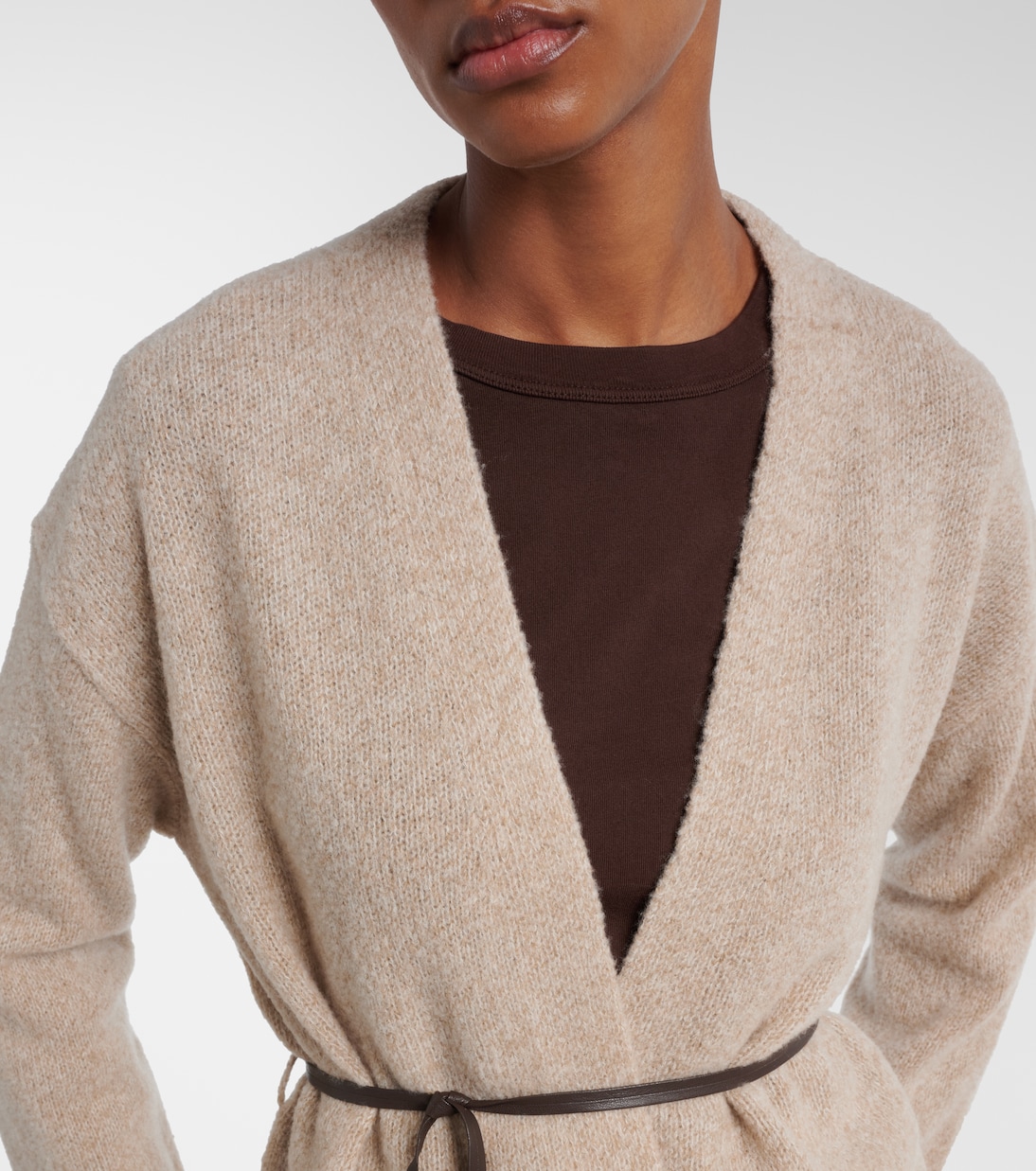 Alina wool-blend cardigan | Velvet