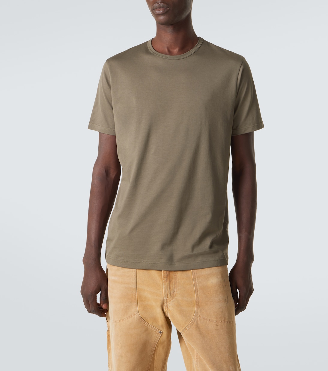 Cotton jersey T-shirt | Sunspel