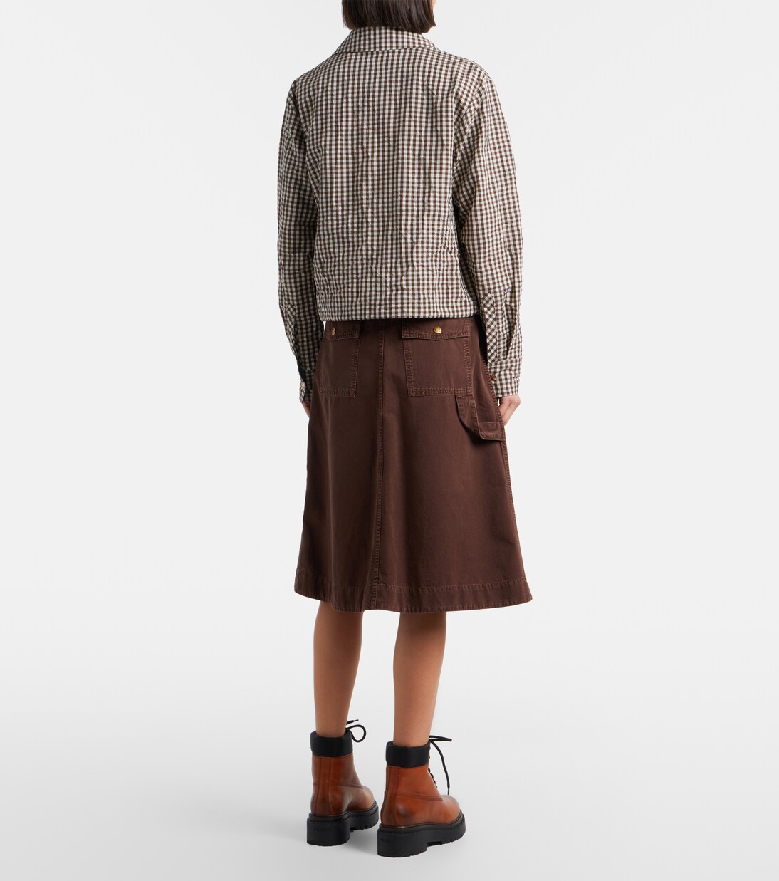 Jupe midi en denim | Moncler