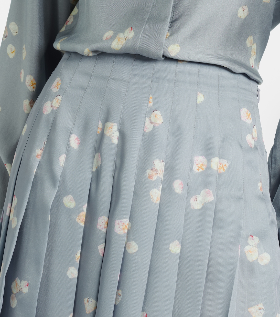 Monti floral pleated midi skirt | Altuzarra