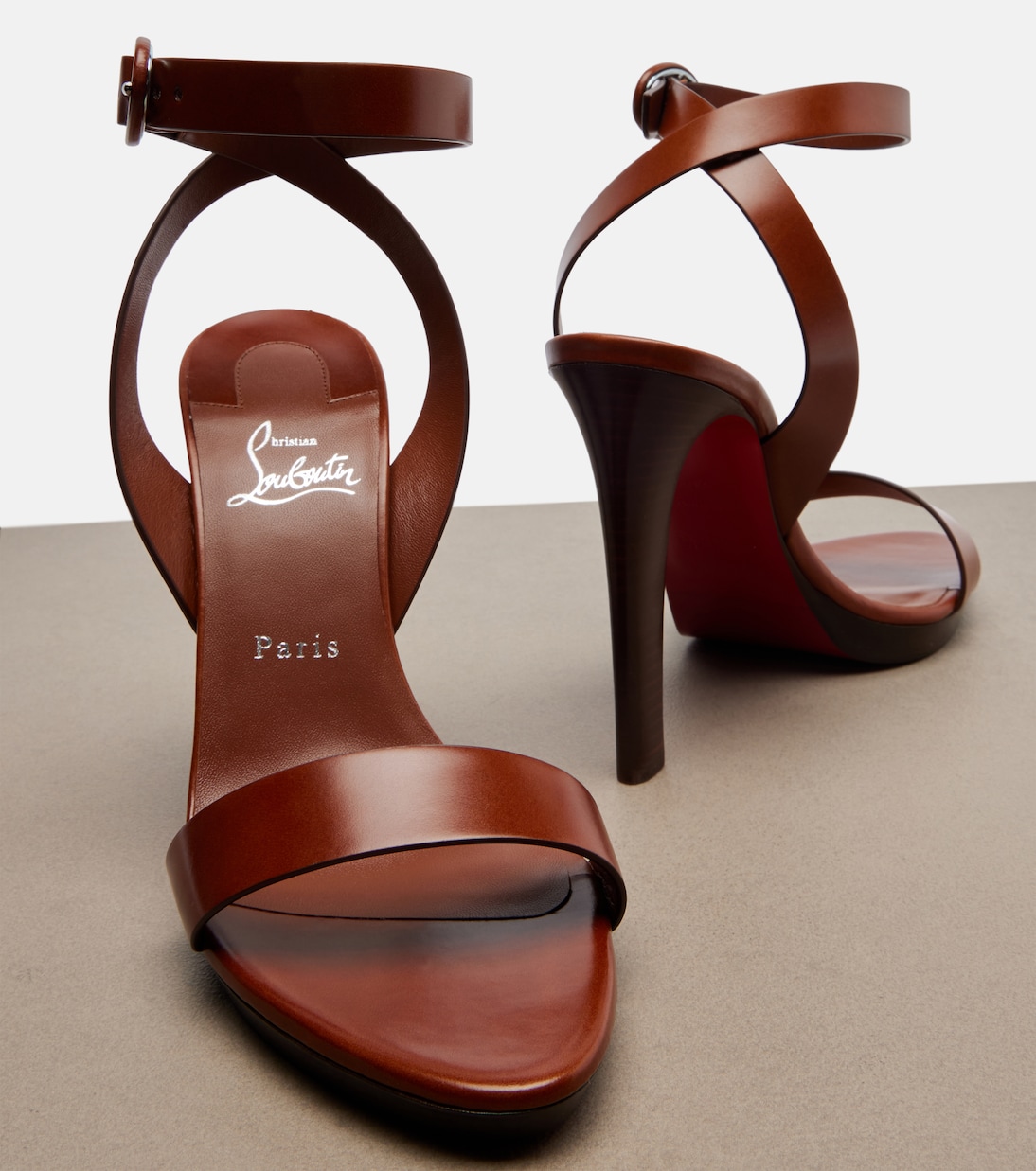 Fanny leather slingback sandals | Christian Louboutin