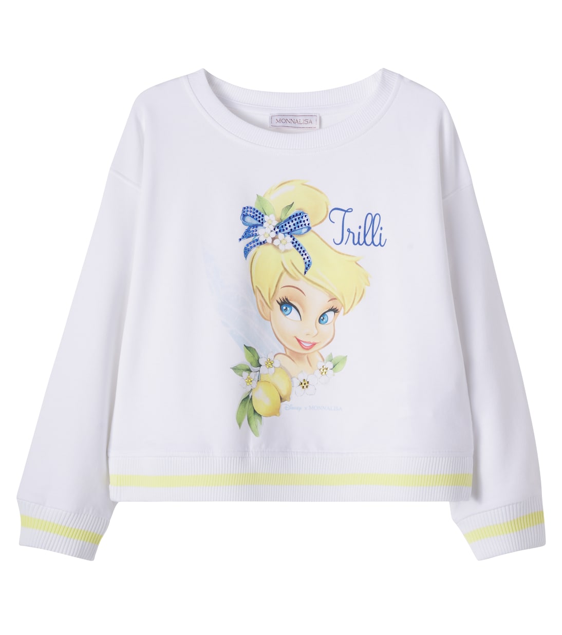 x Disney® cotton-blend jersey sweatshirt | Monnalisa