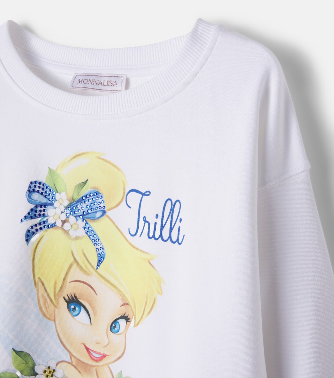 x Disney® cotton-blend jersey sweatshirt | Monnalisa