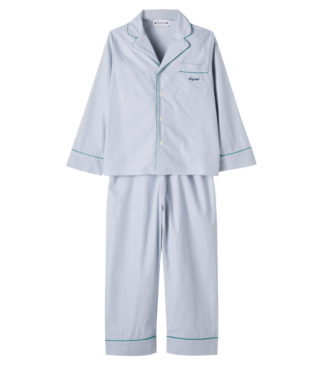 Sleeper striped cotton pajamas | Bonpoint