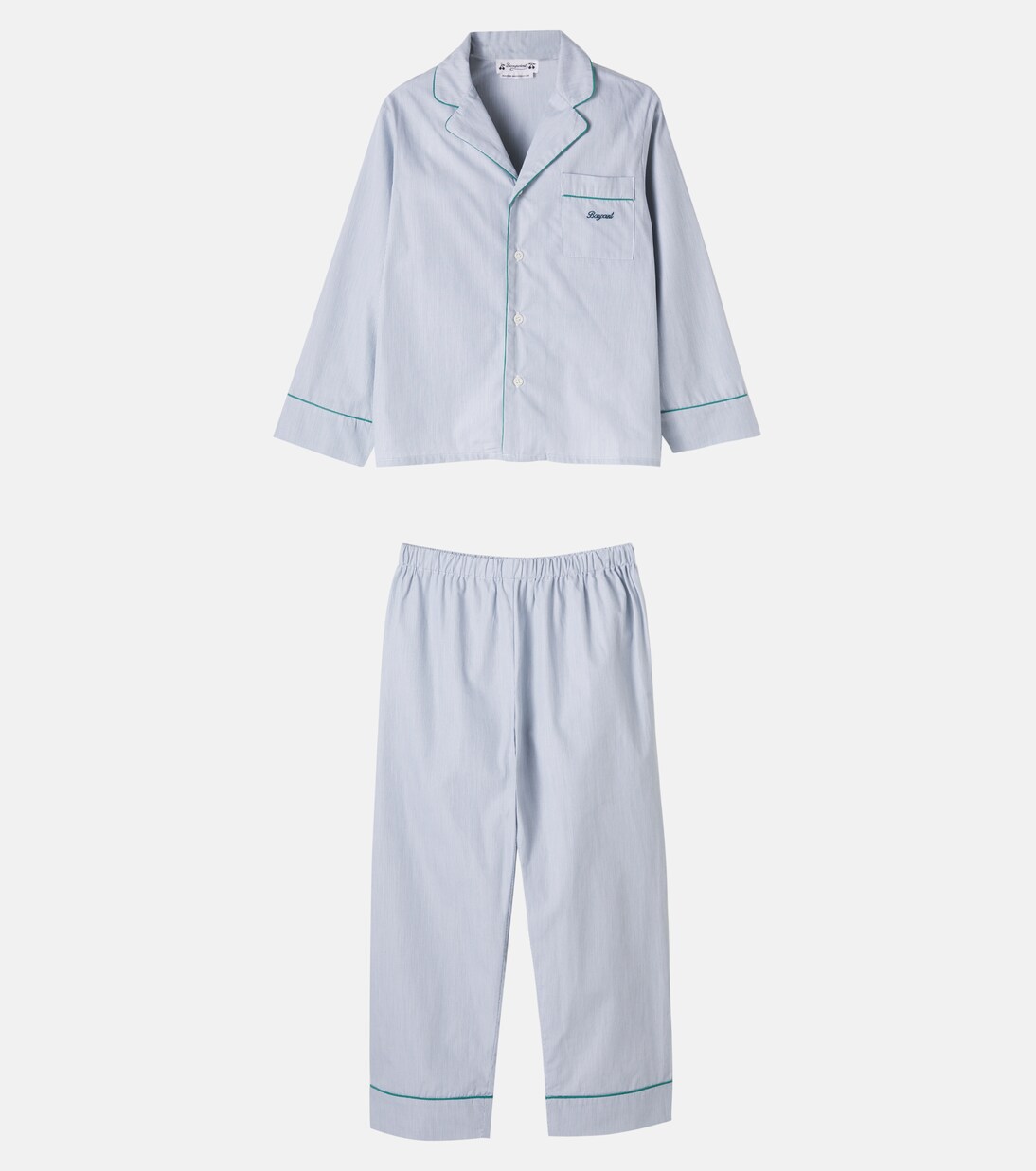 Sleeper striped cotton pajamas | Bonpoint