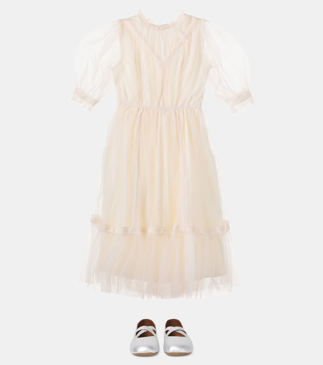 Donna lace-trimmed dress | C'era Una Volta