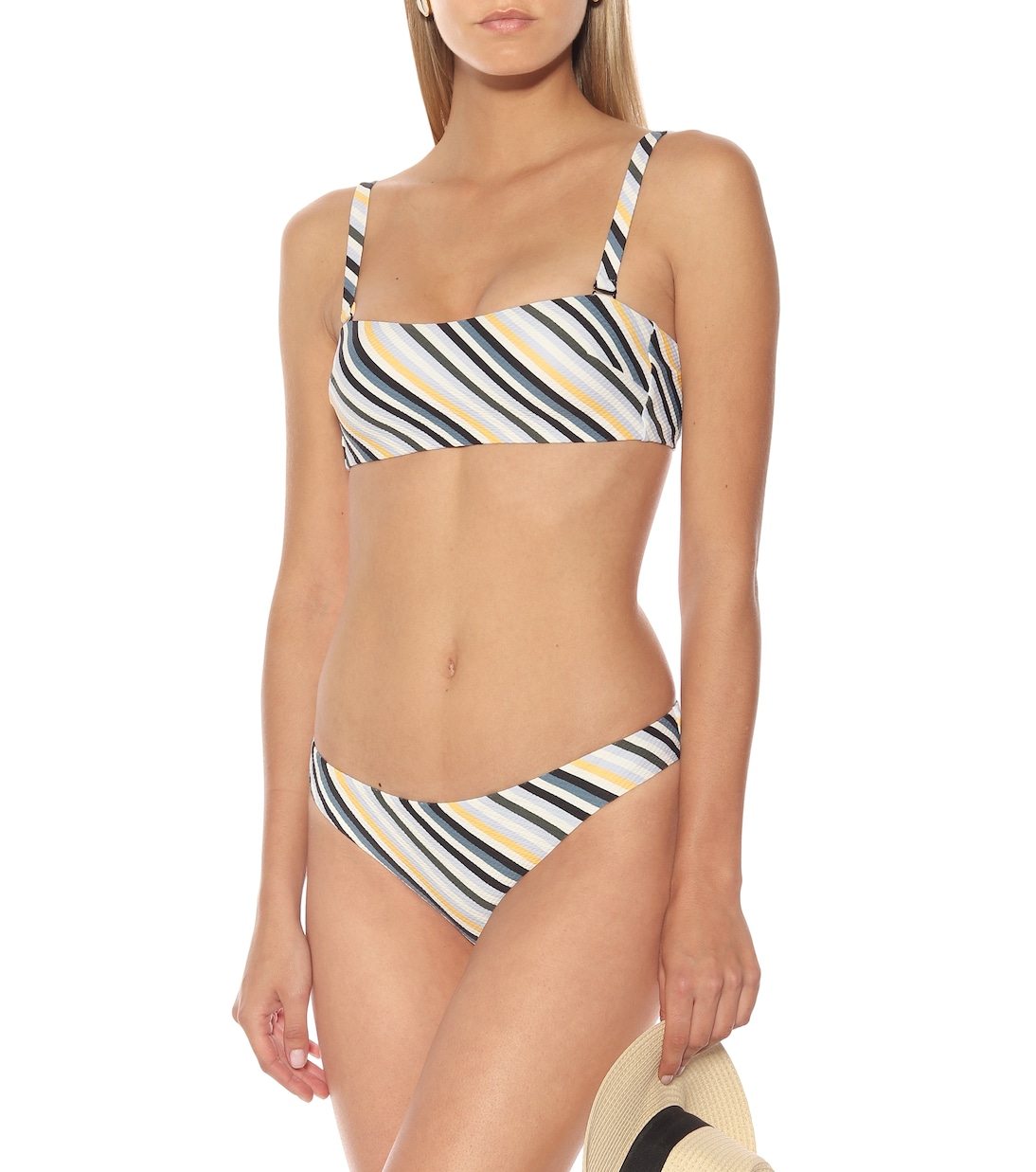 Slip bikini a righe | Asceno