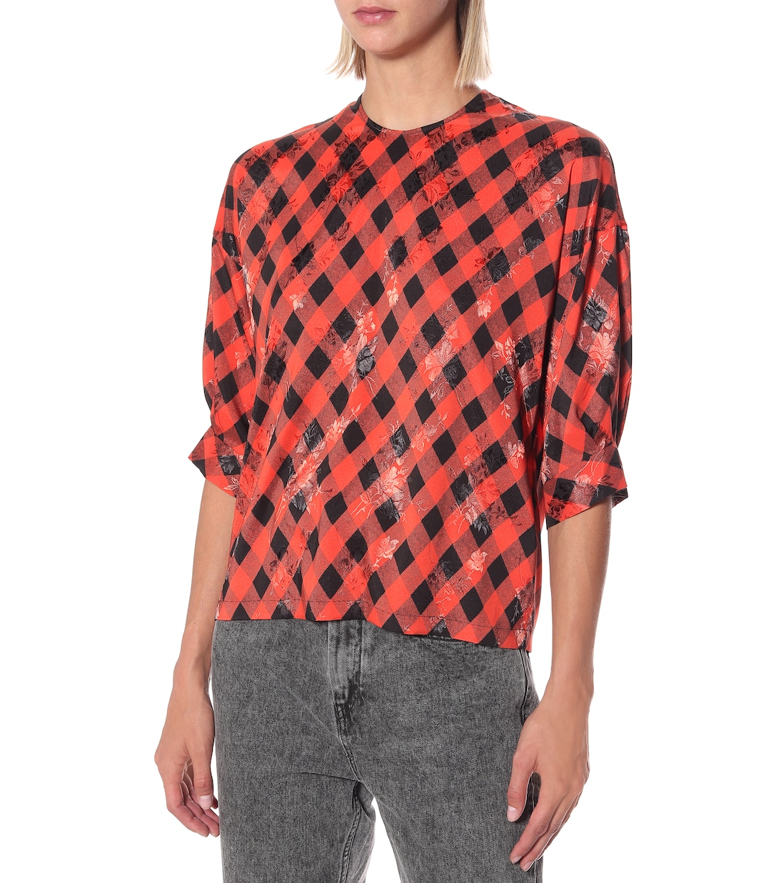 Catrine gingham top | Preen by Thornton Bregazzi