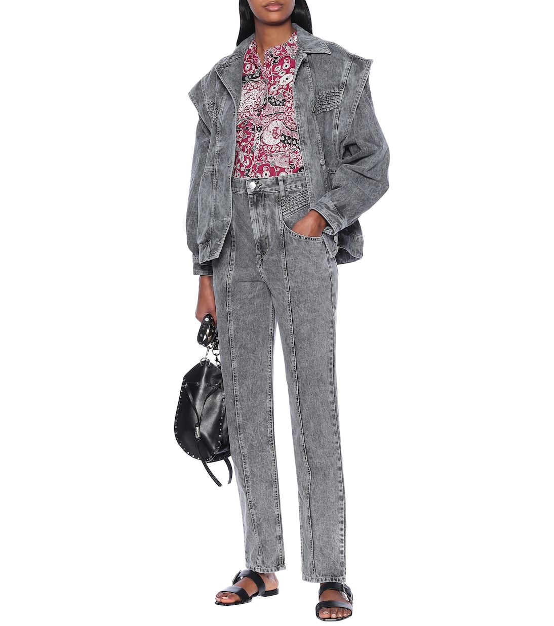 Henoya high-rise straight jeans | Marant Etoile