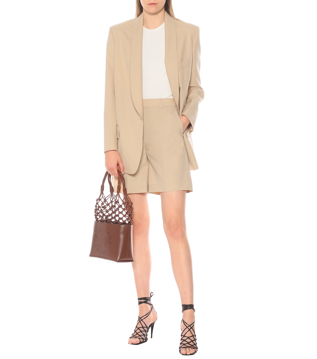 Amber wool Bermuda shorts | Stella McCartney