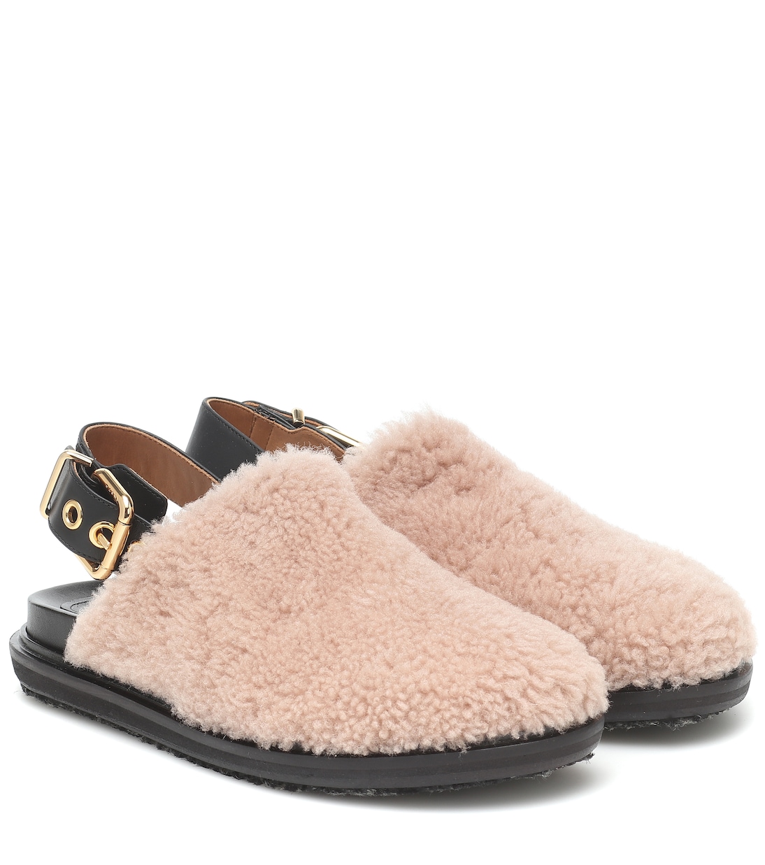 Slippers Fussbett de borrego | Marni