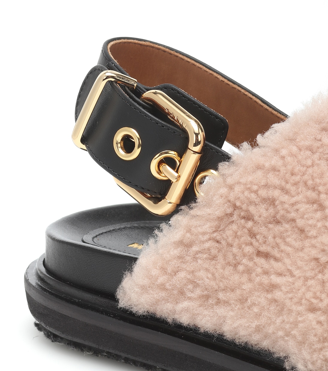Slippers Fussbett de borrego | Marni