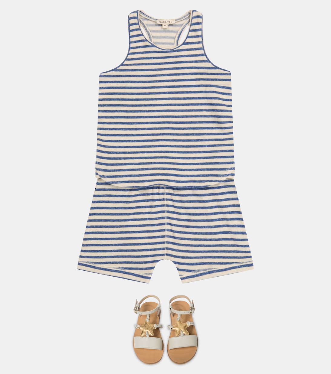 Shorts Piranha mit Leinenanteil | Caramel