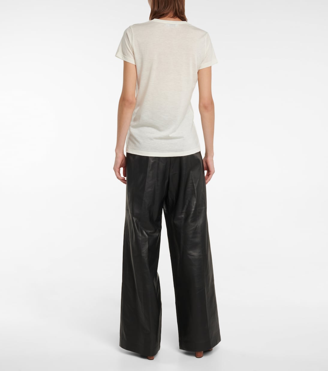 T-shirt Guibert in cashmere con stampa | Gabriela Hearst