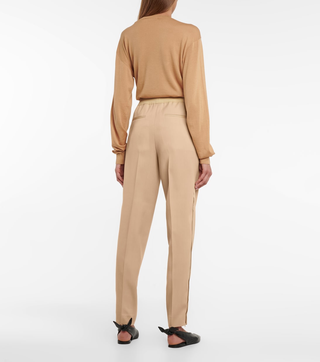 High-Rise-Hose aus Schurwolle | Jil Sander