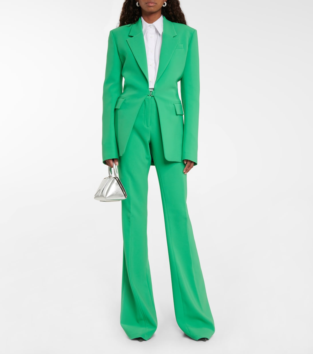 Pantalon évasé Rachel en crêpe | The Attico