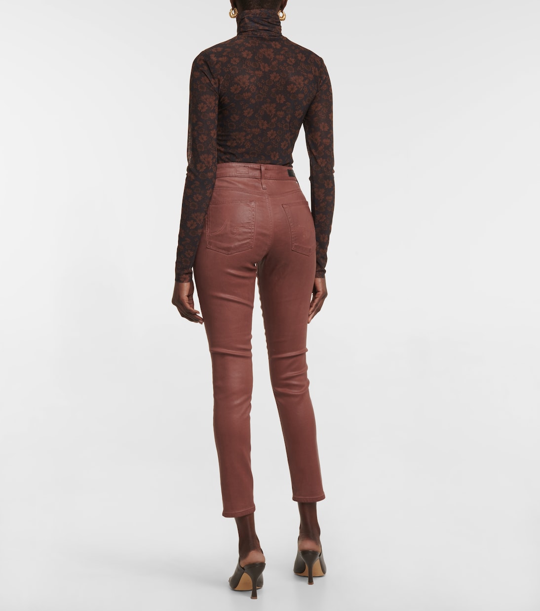 Jeans skinny Farrah a vita alta | AG Jeans