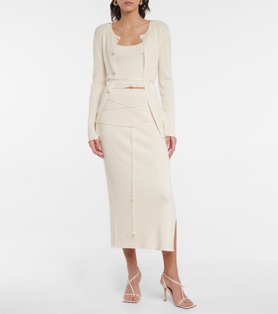 Top cropped Maia in maglia a coste | Altuzarra