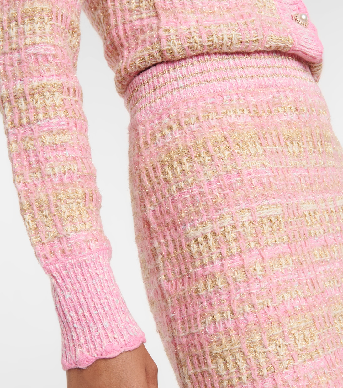 Balsam tweed miniskirt | LoveShackFancy