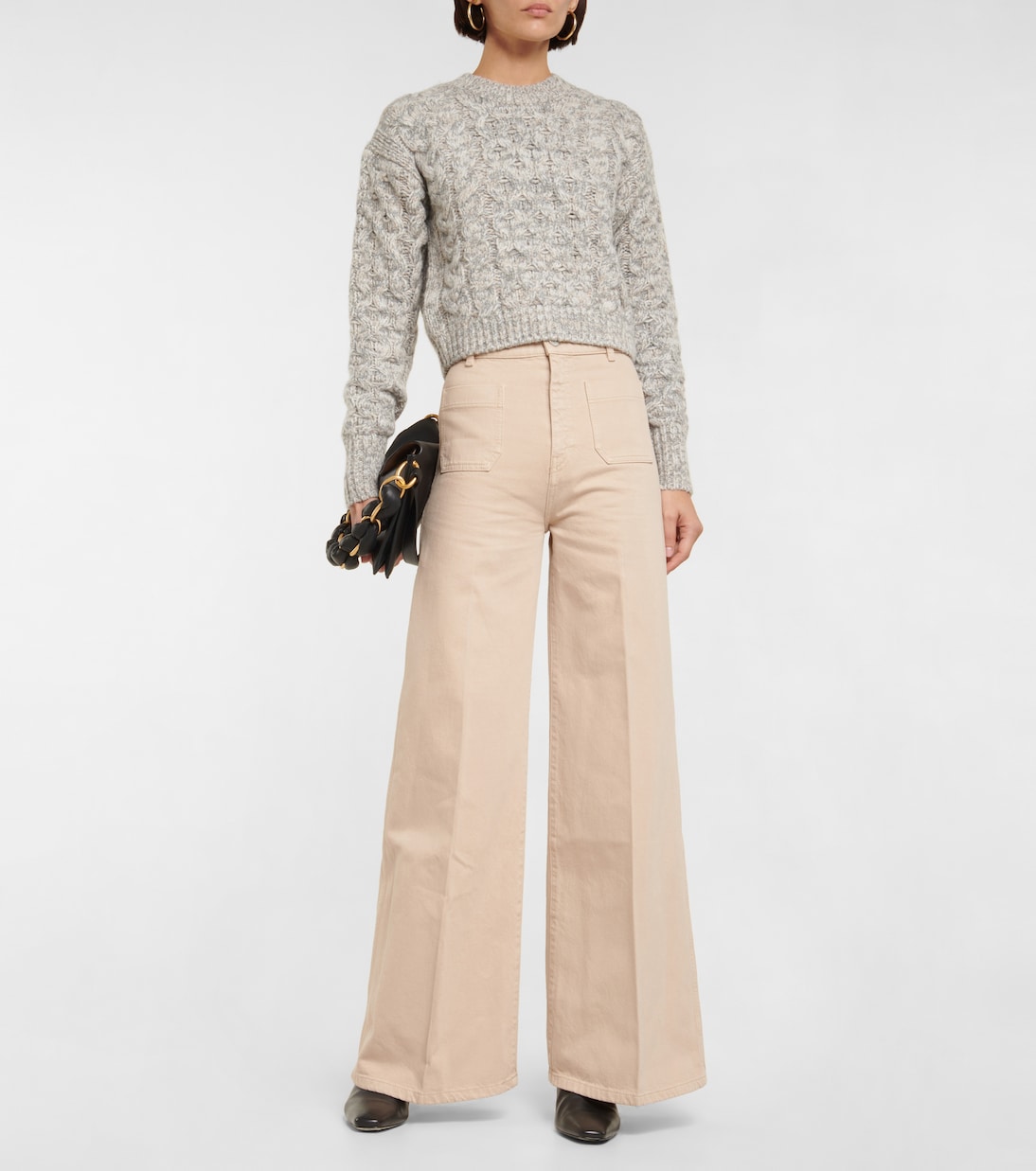 High-Rise Wide-Leg Jeans Brompton | Joseph