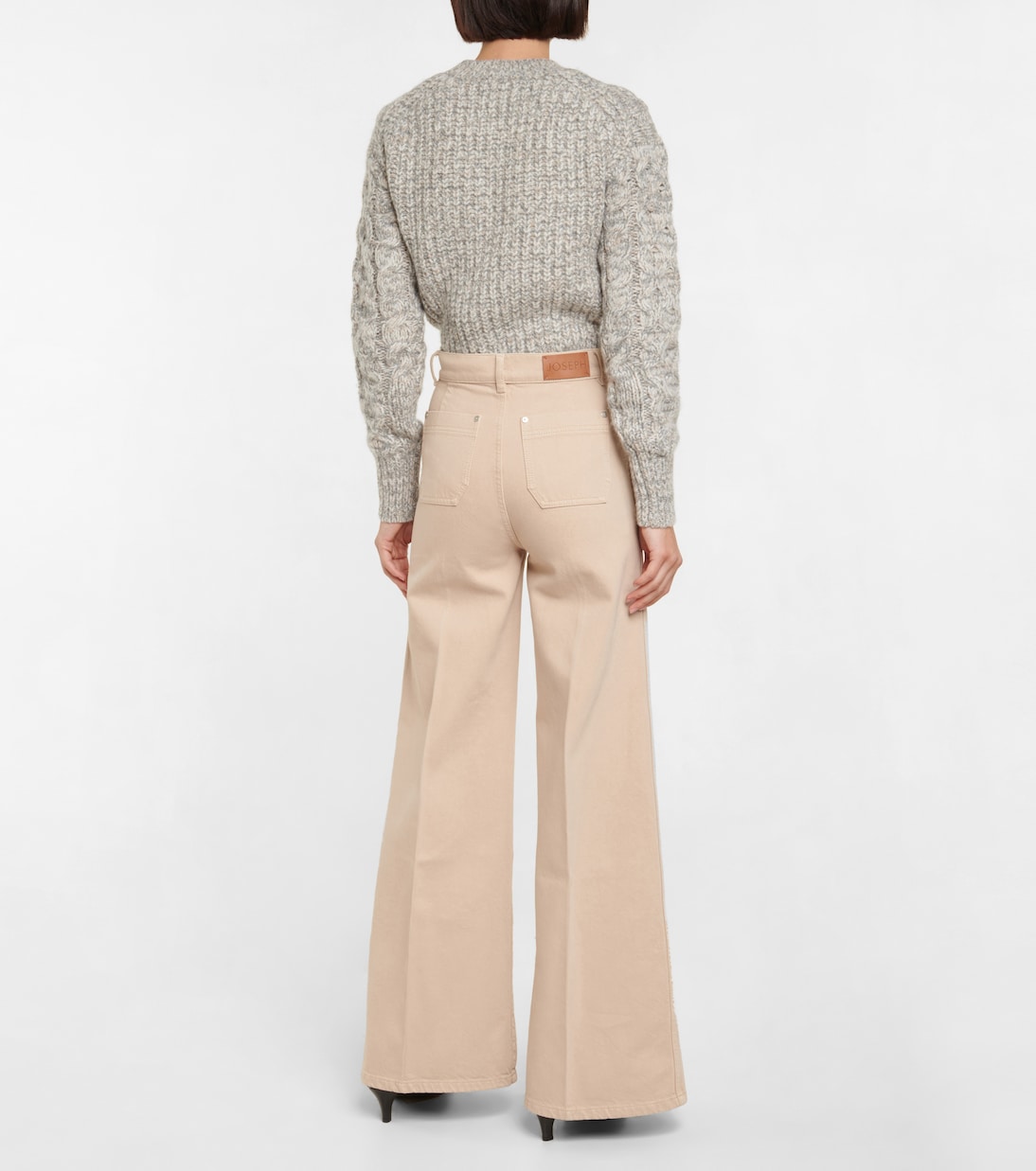 High-Rise Wide-Leg Jeans Brompton | Joseph