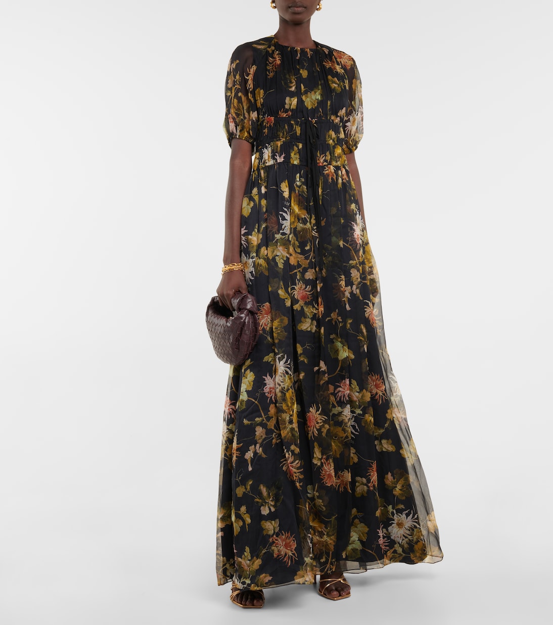Robe Cassia aus Seiden-Voile | Erdem