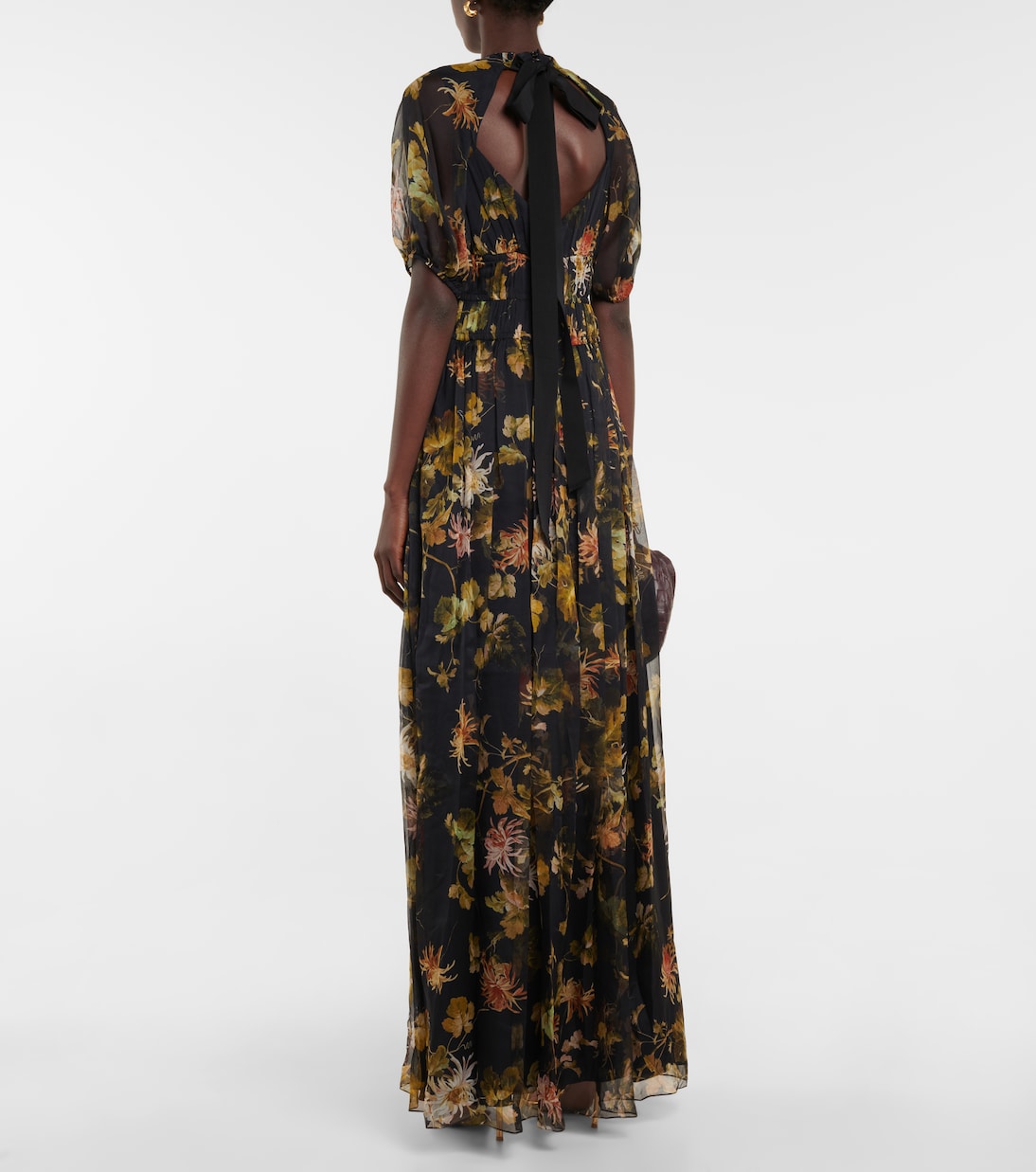 Robe Cassia aus Seiden-Voile | Erdem