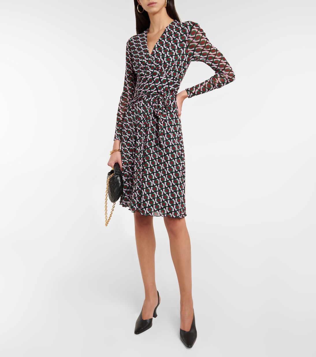 Brenda mesh midi dress | Diane von Furstenberg