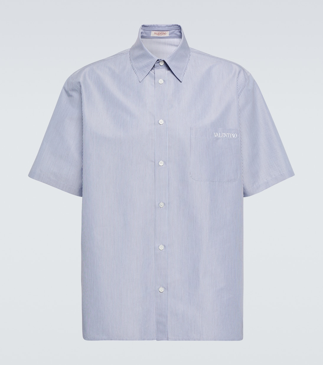Chemise rayée en coton mélangé | Valentino