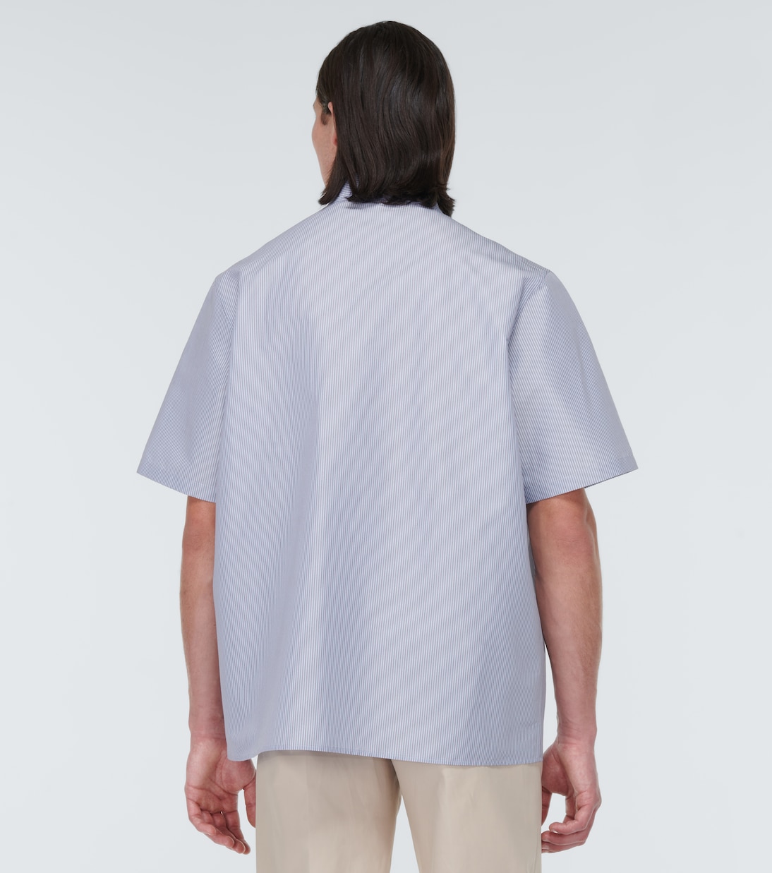 Chemise rayée en coton mélangé | Valentino