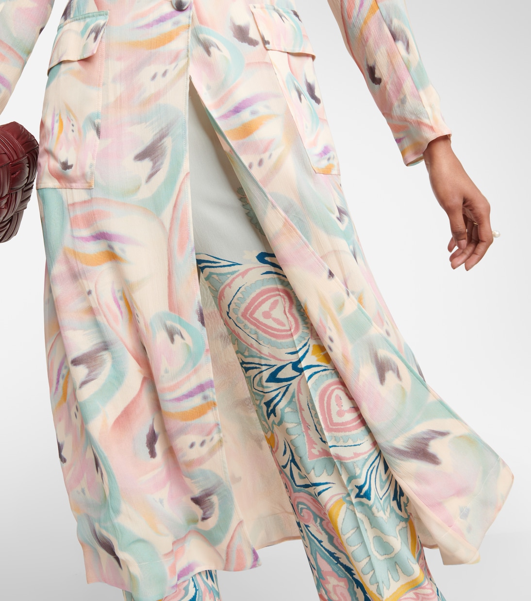 Abrigo de seda con estampado | Etro