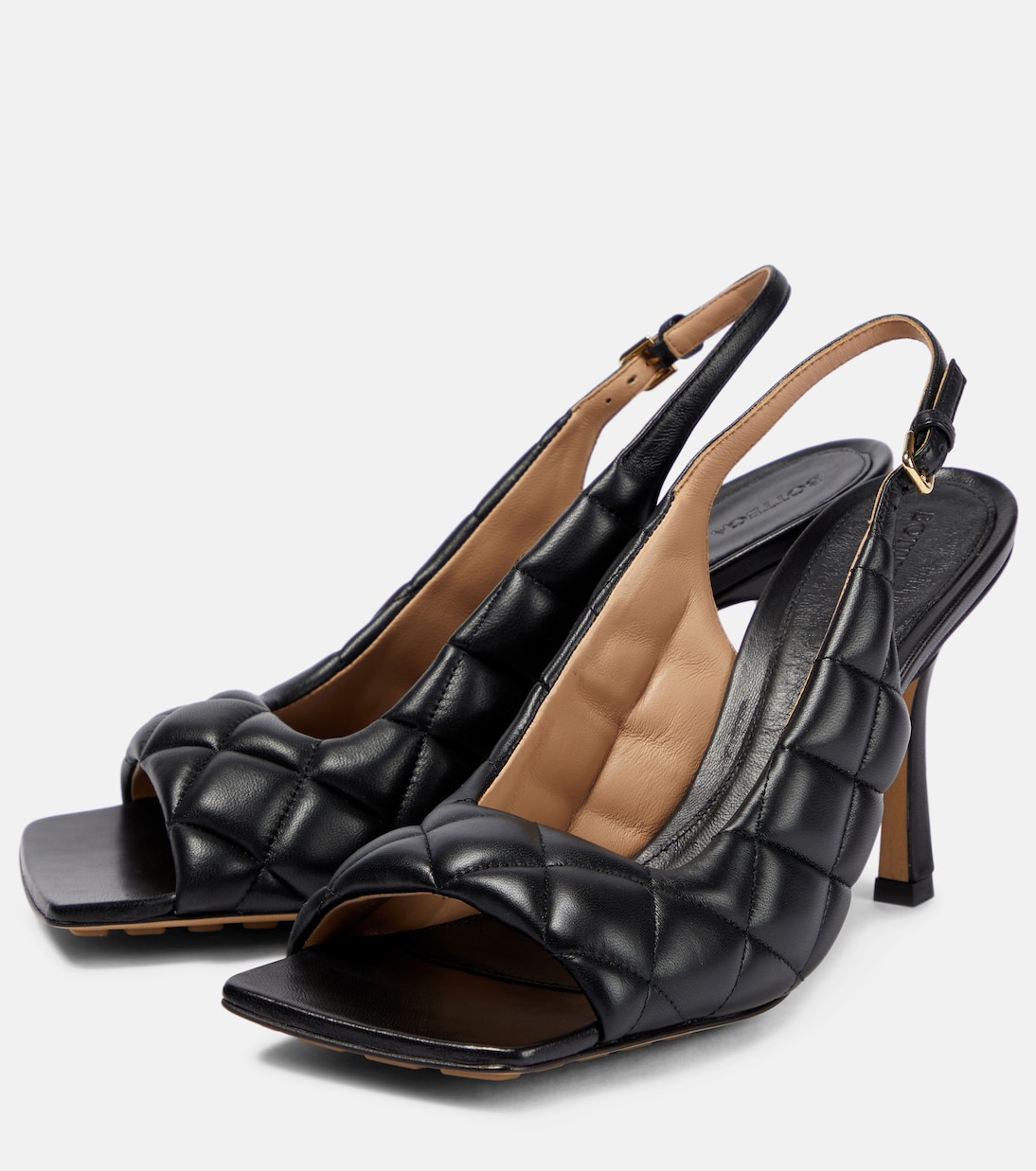Sandales en cuir matelassé | Bottega Veneta
