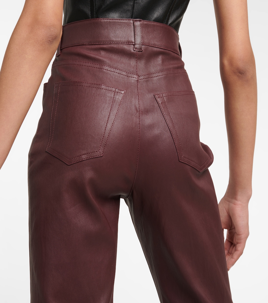 Pantaloni regular Terry in pelle | Stouls