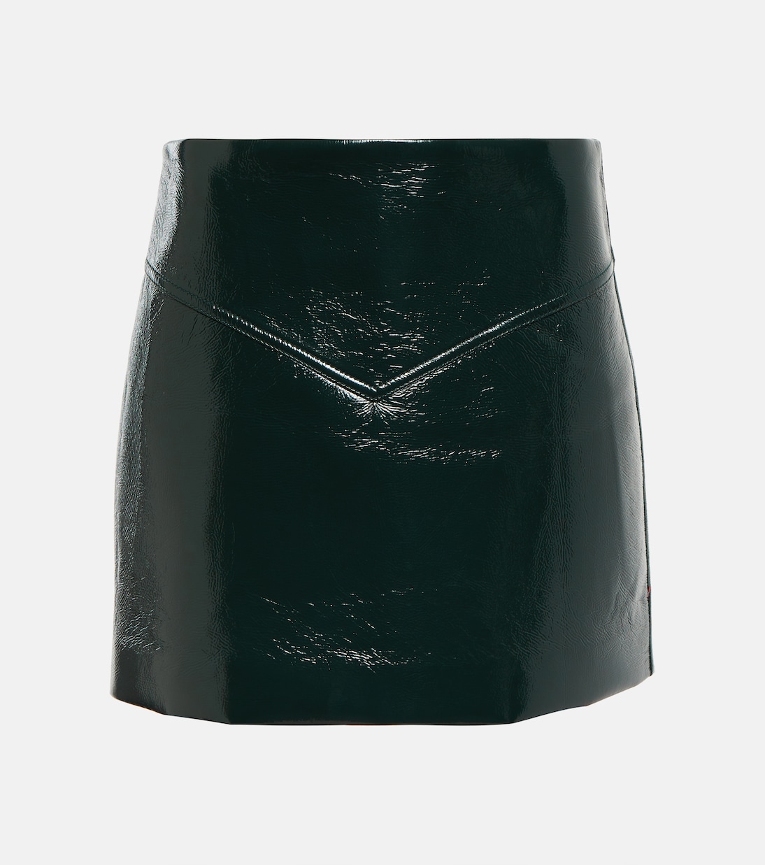 White Label Mid-Rise-Minirock aus Lederimitat | Proenza Schouler