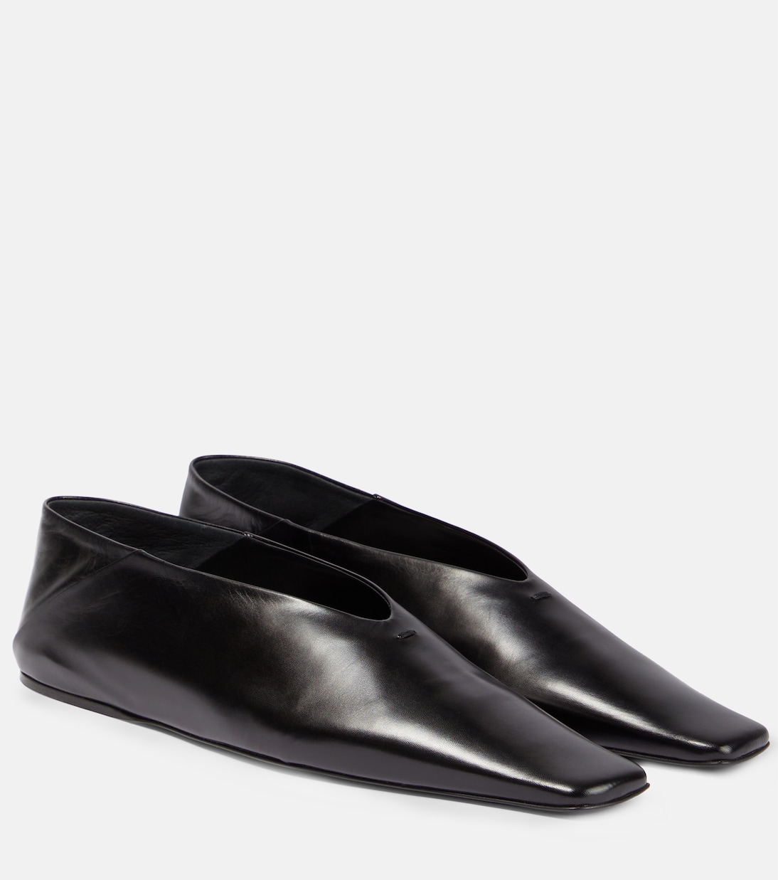 Ballerinas aus Leder | Jil Sander