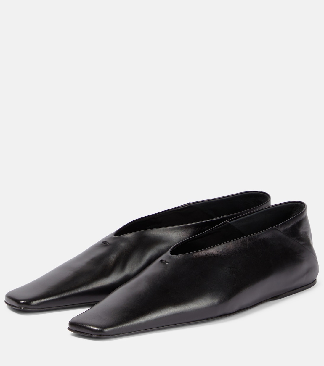 Ballerinas aus Leder | Jil Sander
