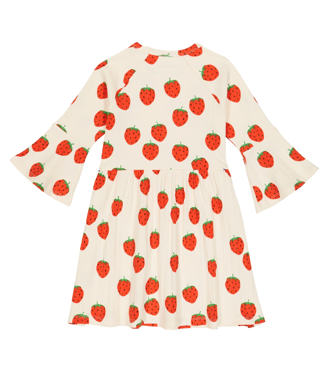 Printed cotton-blend dress | Mini Rodini
