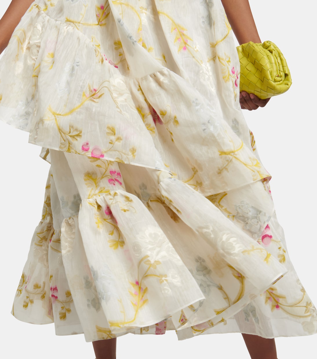 Alani linen and silk-blend midi dress | Erdem