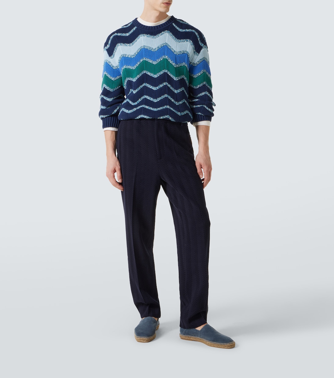 Pantalones Zigag en mezcla de algodón | Missoni