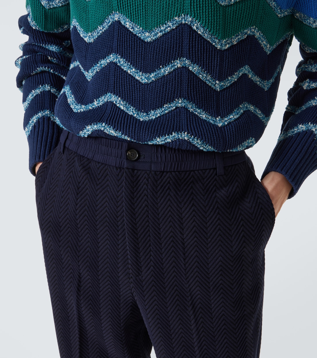 Pantalones Zigag en mezcla de algodón | Missoni