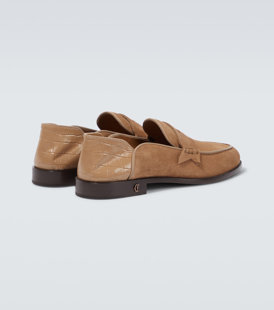 Loafers Penny No Back aus Veloursleder | Christian Louboutin
