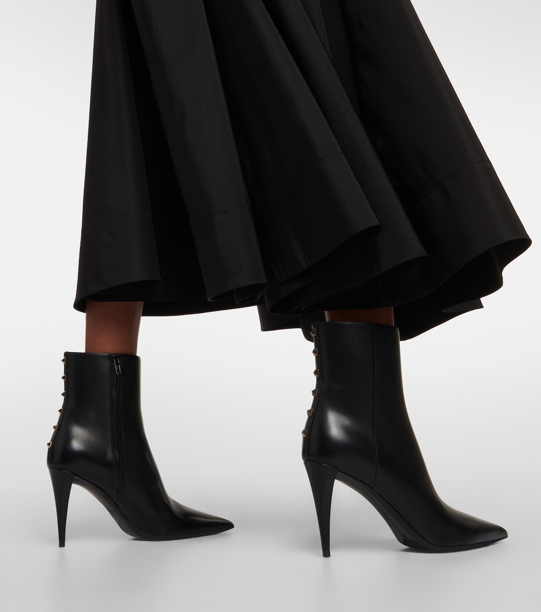 Rockstud leather ankle boots | Valentino Garavani