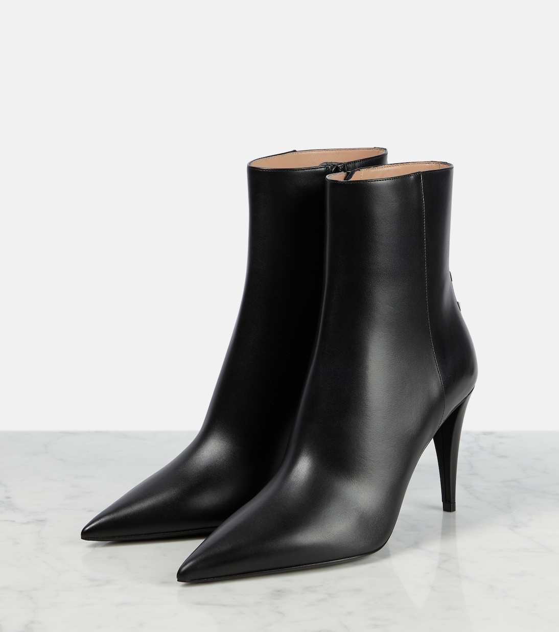 Rockstud leather ankle boots | Valentino Garavani