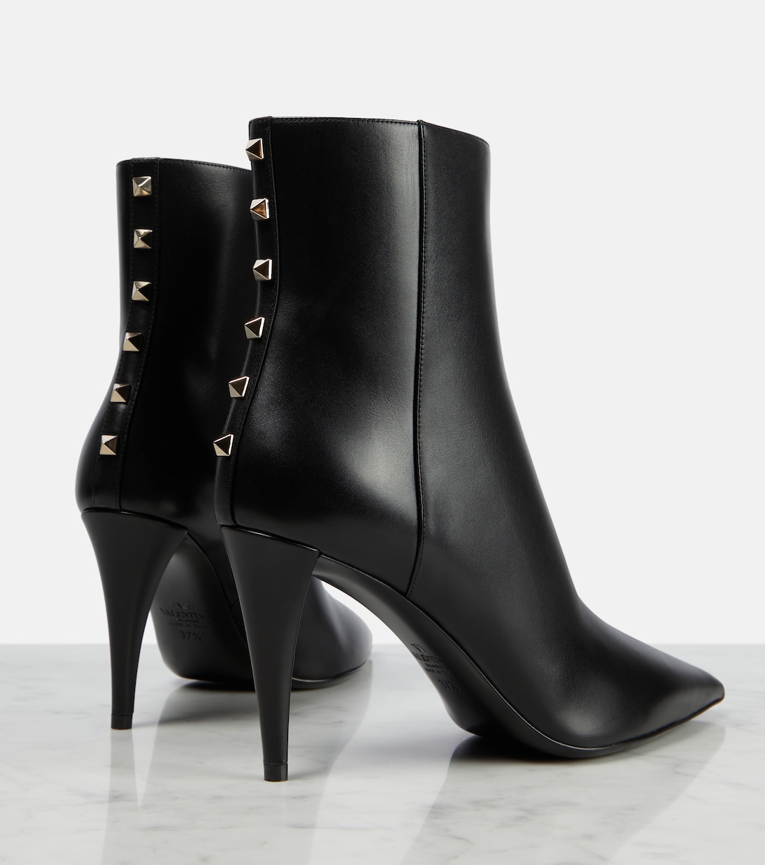 Rockstud leather ankle boots | Valentino Garavani