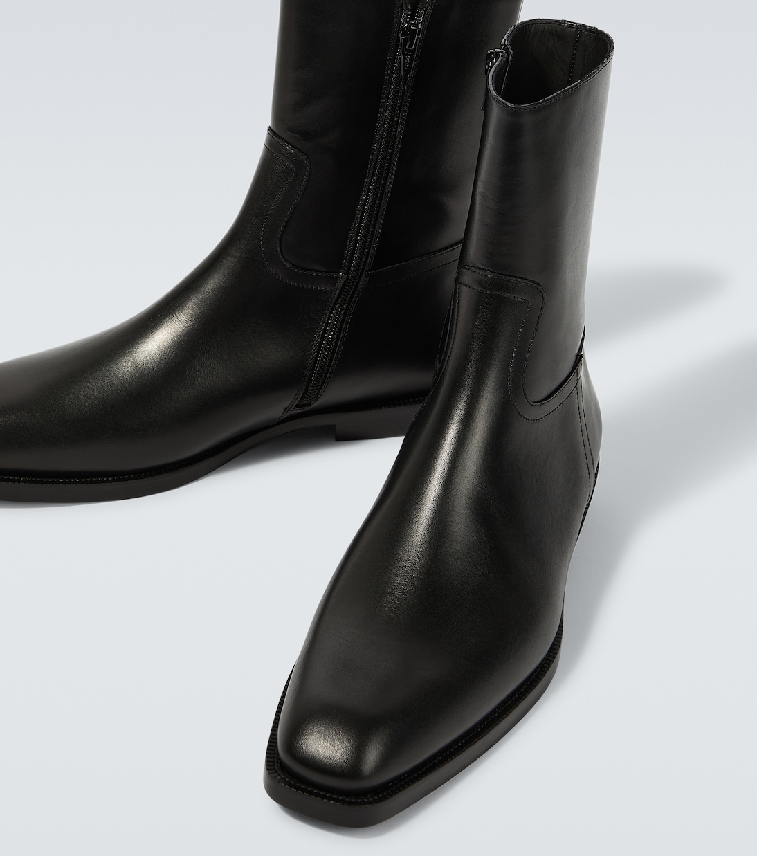 Ankle Boots aus Leder | Dries Van Noten