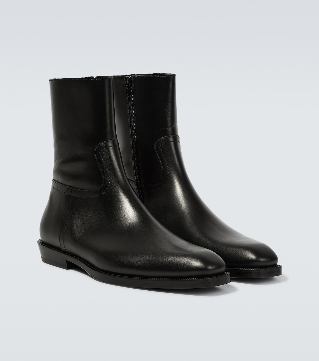 Ankle Boots aus Leder | Dries Van Noten