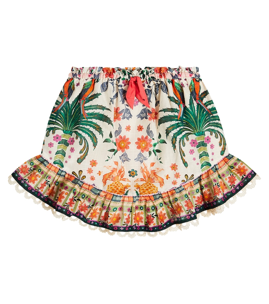Jupe Ginger Flip à fleurs | Zimmermann Kids